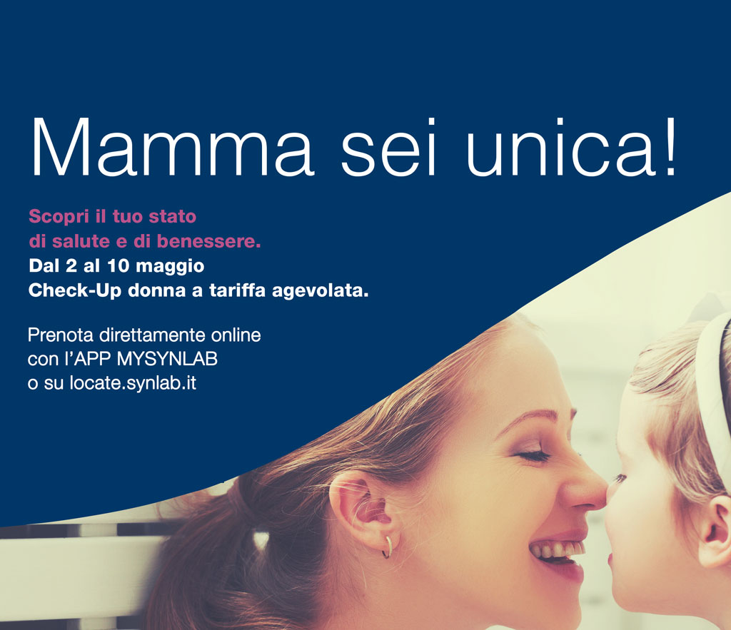 SYNLAB DEDICA UN’ATTENZIONE SPECIALE ALLA SALUTE FEMMINILE IN OCCASIONE DELLA FESTA DELLA MAMMA